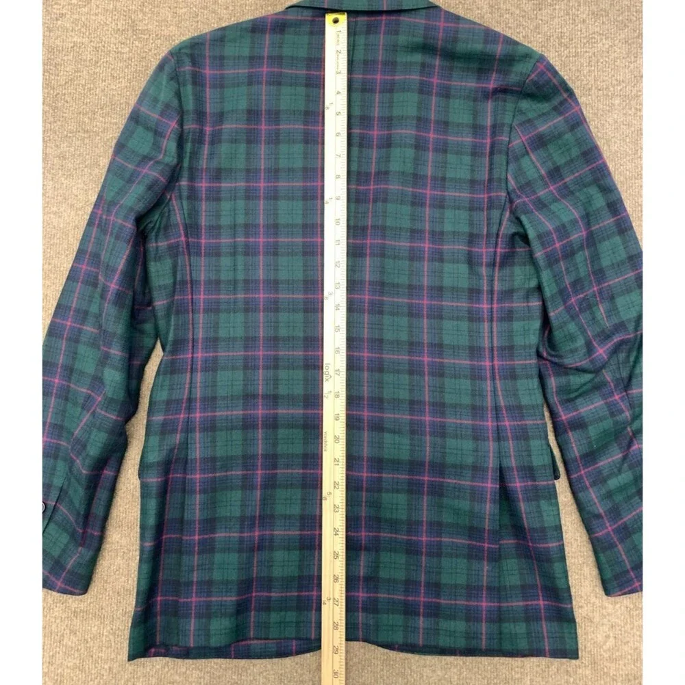 J Crew Blazer Mens 38R Tartan Plaid Moon Ludlow Slim-Fit Preppy Jacket Sportcoat
